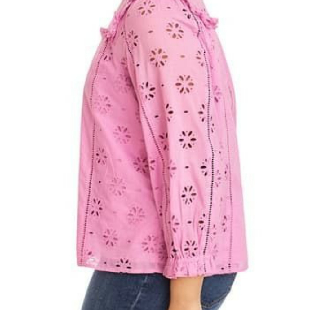 J. crew Ruffle Neck top - Picture 7 of 7